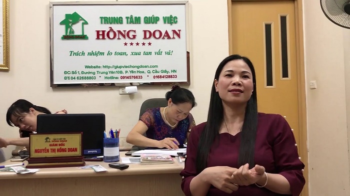 Cô Hiền - Yên Hòa Sunshine chia sẻ về dịch vụ giúp việc Hồng Doan