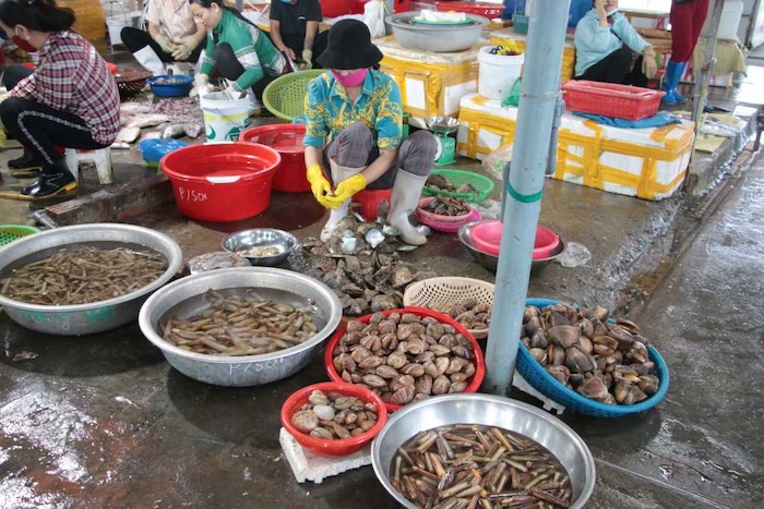 Nếu muốn đi chợ hải sản, bạn nên đi thật sớm và tìm đúng cửa hàng