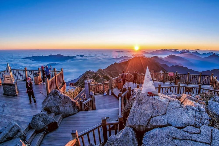 Sapa có độ cao khoảng 1600m so với mực nước biển