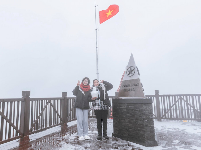 Đỉnh Fansipan - Địa điểm ngắm tuyết tuyệt vời nhất