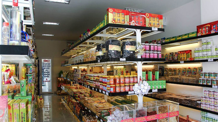 Các siêu thị lớn cũng là địa chỉ mua tôm khô đáng tin cậy
