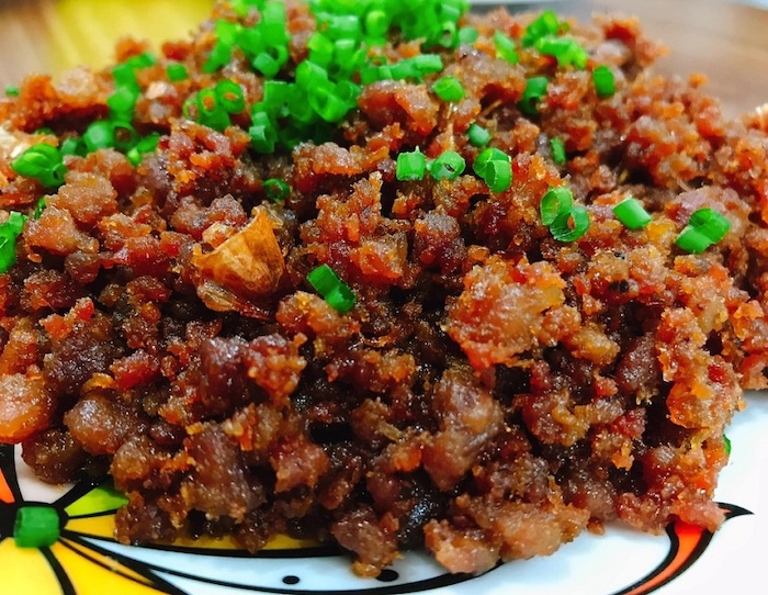 Thịt chưng mắm tép được yêu thích nhờ hương vị thơm ngon đậm đà