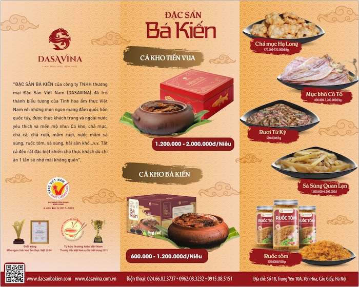 DASAVINA - Thương hiệu đặc sản Việt uy tín
